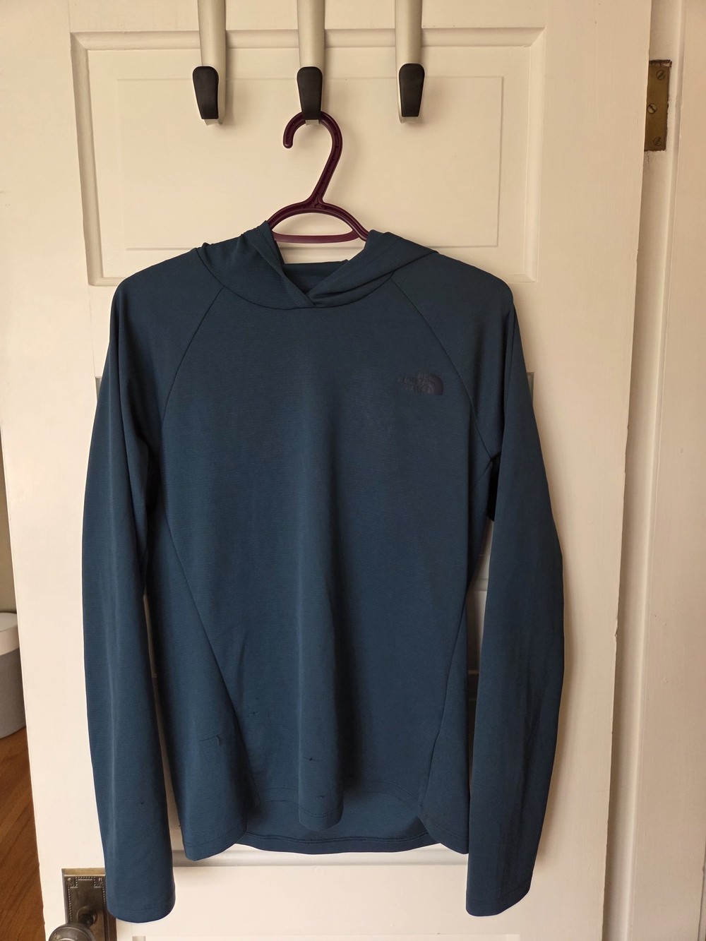 The North Face Blue Hooded Performance Pullover